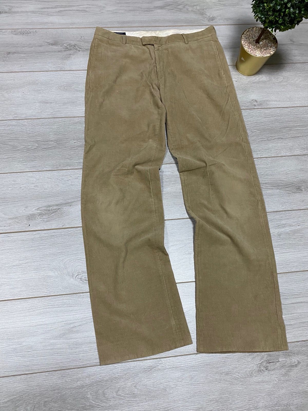 Burberry Burberry Italy vintage corduroy small logo pants Size US 36 / EU 52 - 3 Thumbnail