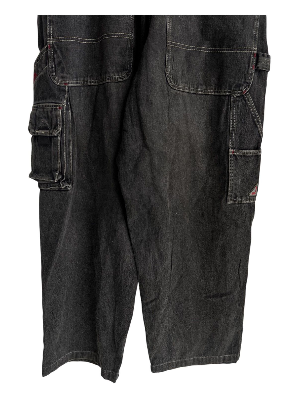 Ecko Unltd. × JNCO × Sean John Y2K JNCO Style Piko Super Baggy Carpenter Jeans Denim Size US 34 / EU 50 - 10 Thumbnail