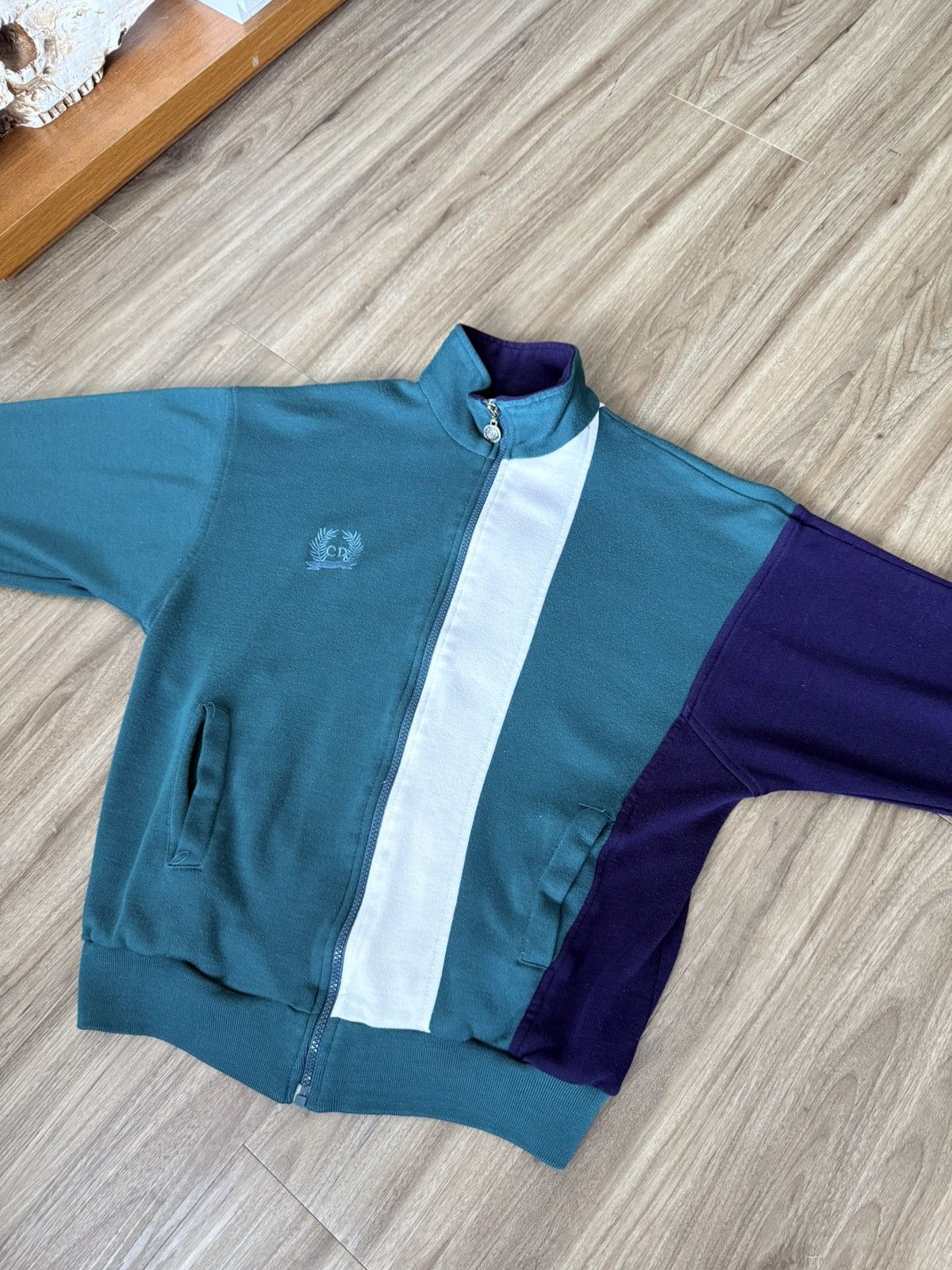 Christian Dior Monsieur Vintage Christian Dior Monsieur Varsity Track Jacket Size US M / EU 48-50 / 2 - 2 Thumbnail