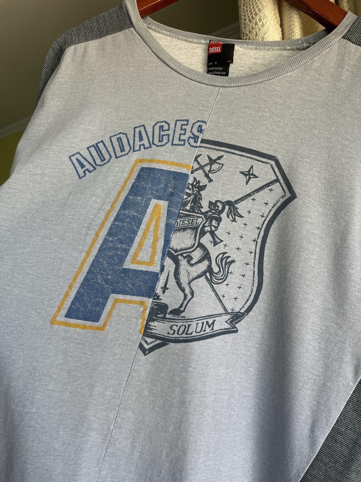 Diesel Rare Diesel Vintage Shield Logo Avant Garde Japanese Tee Y2K Size US L / EU 52-54 / 3 - 3 Thumbnail