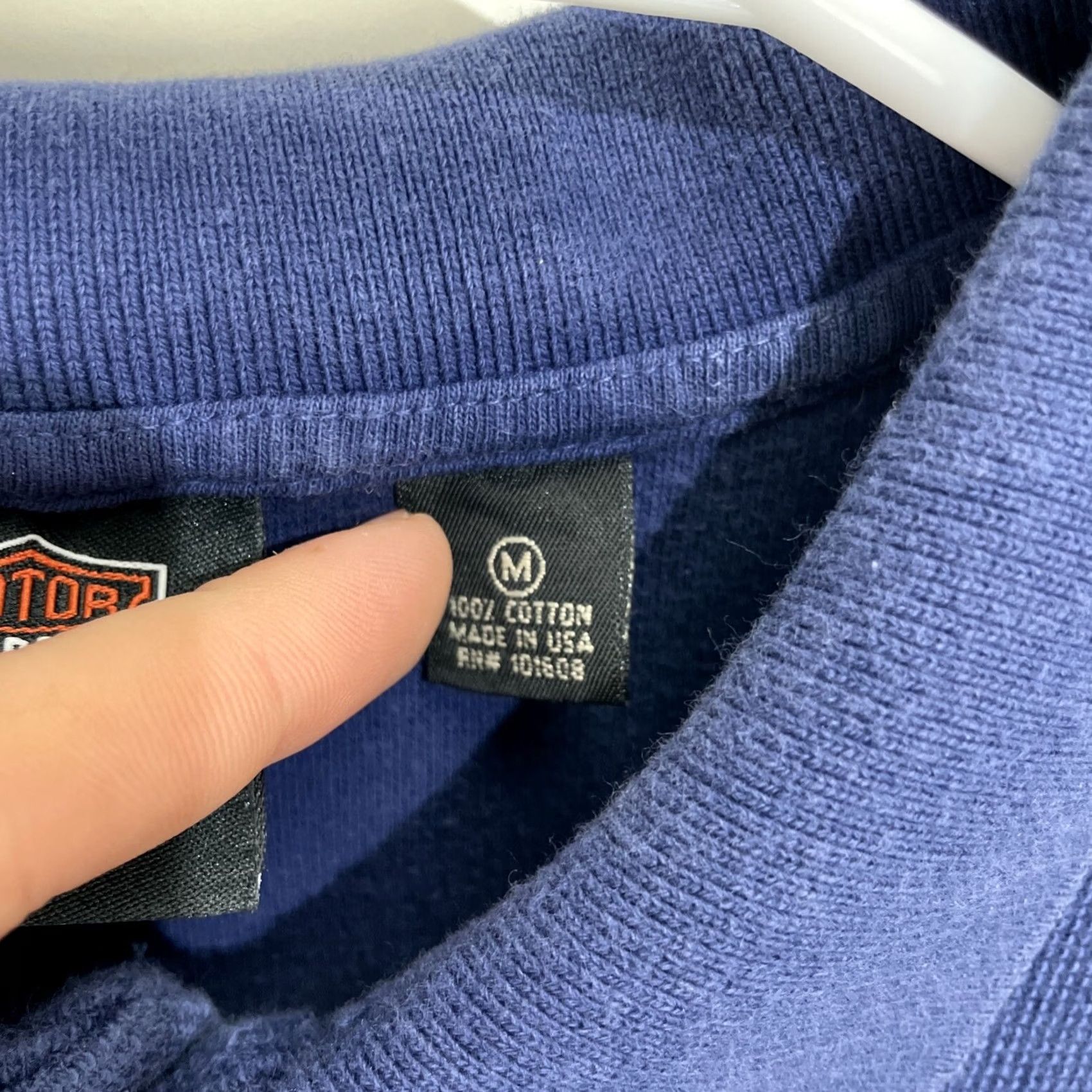 Harley Davidson VINTAGE Harley Davidson Polo Shirt Blue Men's Medium Live to Ride 90s Logo Embroidered USA Polo Shirt Size US M / EU 48-50 / 2 - 4 Thumbnail