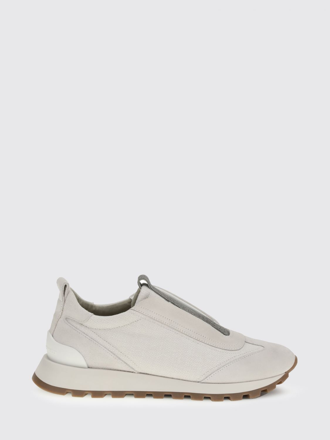Brunello Cucinelli Brunello Cucinelli Sneakers Woman Silver Size US 7 / IT 37 - 1 Thumbnail