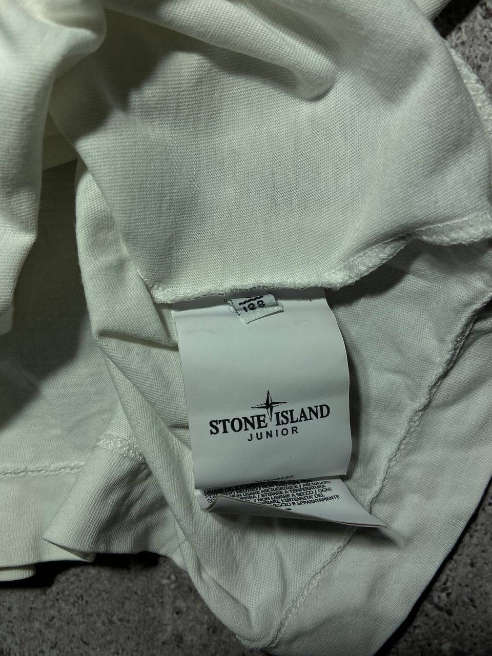 Stone Island Stone Island Junior 8/128 White T-Shirt Patch Program Size US XXS / EU 40 - 6 Thumbnail