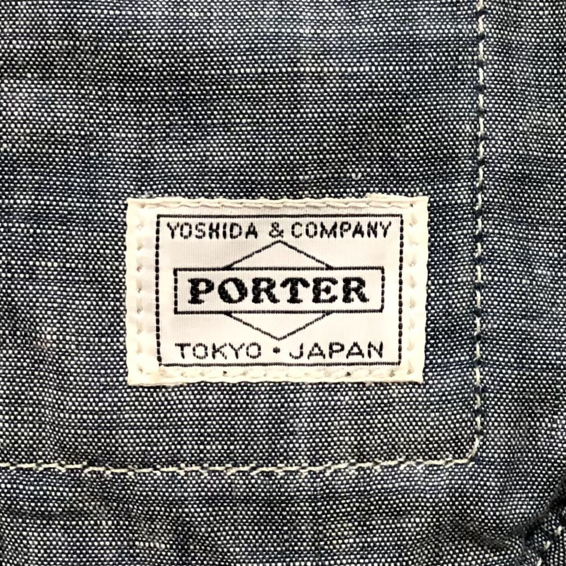 Porter PORTER Reverse 70th Anniversary Reversible Denim Tote Bag Size ONE SIZE - 10 Thumbnail