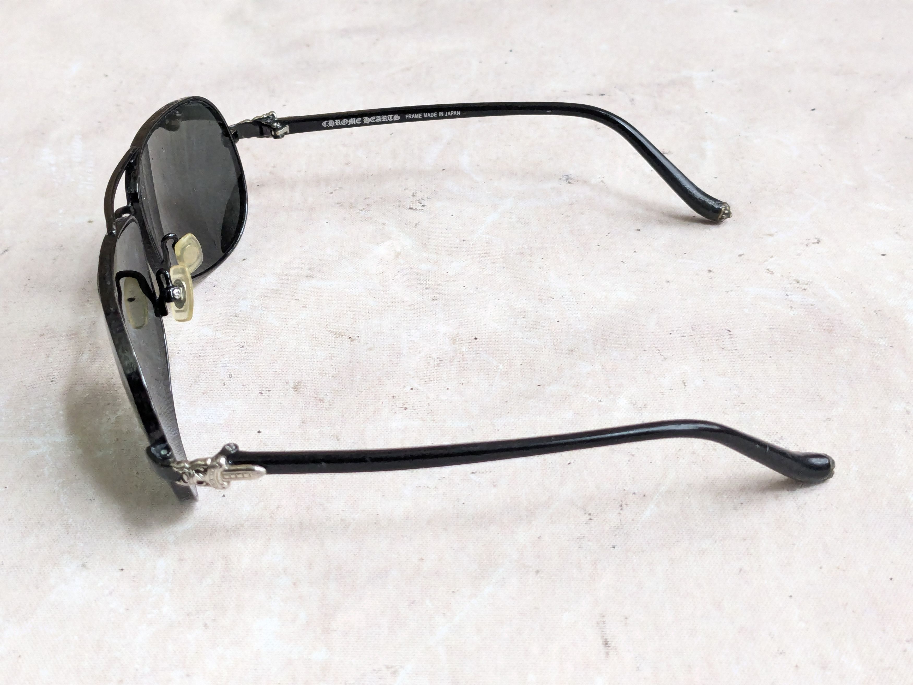 Chrome Hearts Chrome Hearts 'Red' Sunglasses Black Gray Lenses Size ONE SIZE - 5 Thumbnail