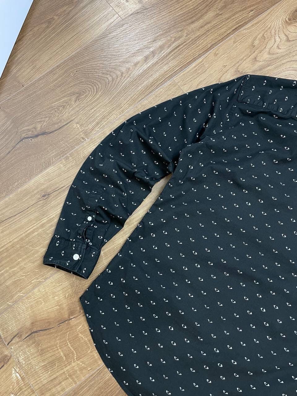 Kenzo × Vintage Vintage Kenzo Y2K Black Monogram Eye Multilogo Shirt Tee Size US S / EU 44-46 / 1 - 14 Thumbnail