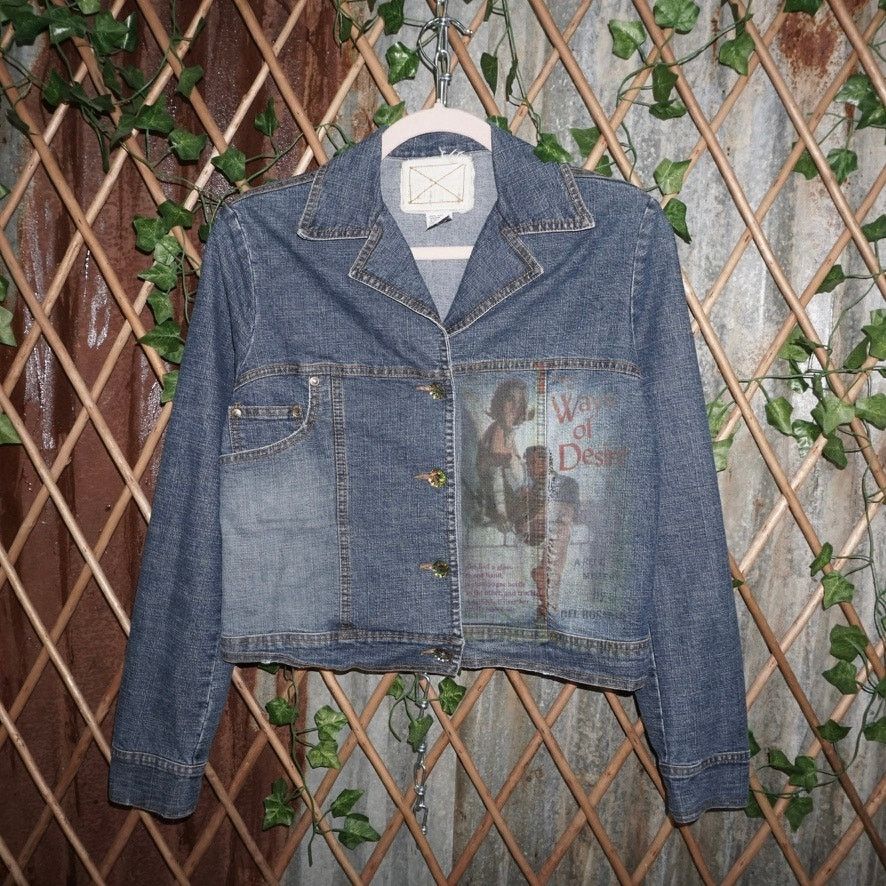 Vintage 6 - Vintage Y2K reworked 2000s ways of desire denim jacket Size M / US 6-8 / IT 42-44 - 1 Thumbnail