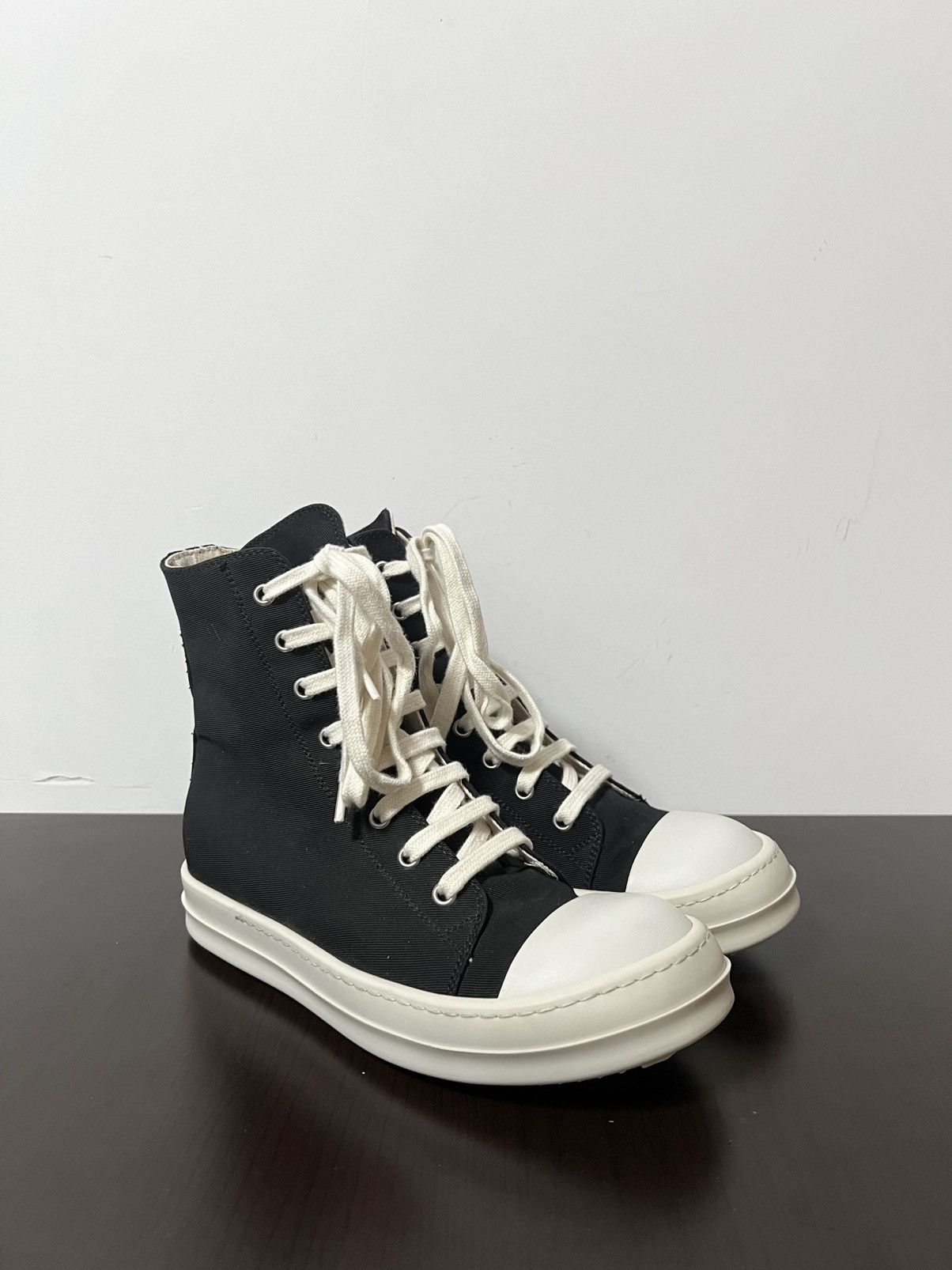 Rick Owens Drkshdw Rick owens ramones high top sneakers sz 37 Size US 7 / IT 37 - 5 Thumbnail