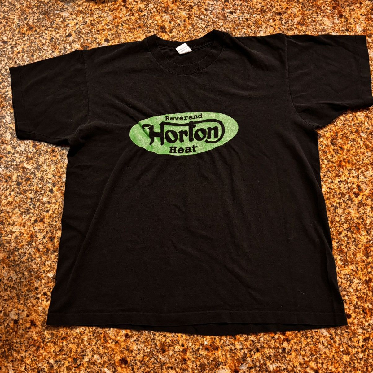 Other Vintage 90s Reverend Horton Heat Band Tee Black XL USA Size US XL / EU 56 / 4 - 1 Thumbnail