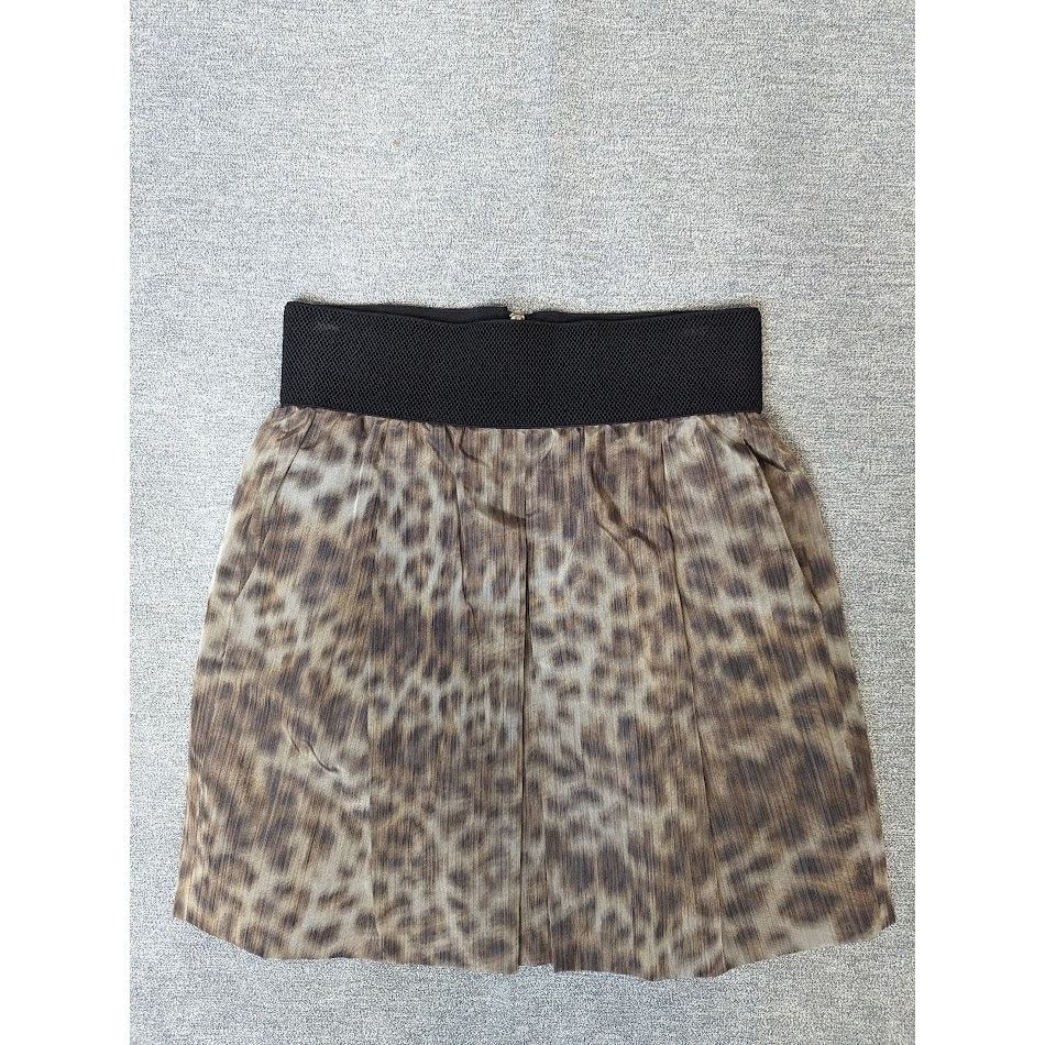 Veronica Beard Pull on silk mini skirt cheetah print | sz 1 XXS Size 24" / US 00 / IT 34 - 11 Thumbnail