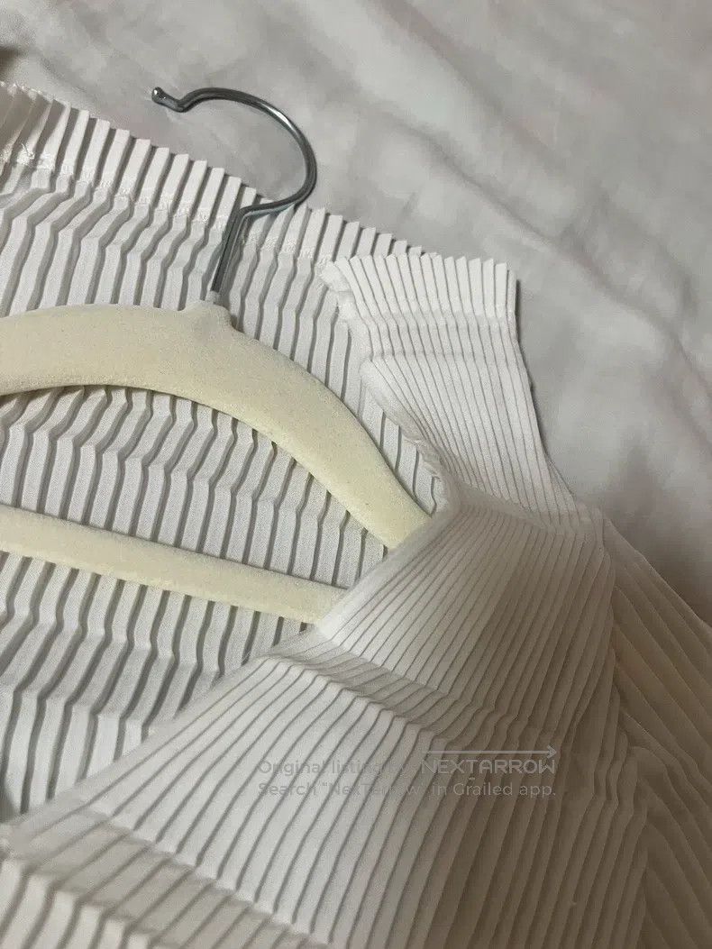 Issey Miyake Issey Miyake White Long Sleeve Size S / US 4 / IT 40 - 6 Thumbnail