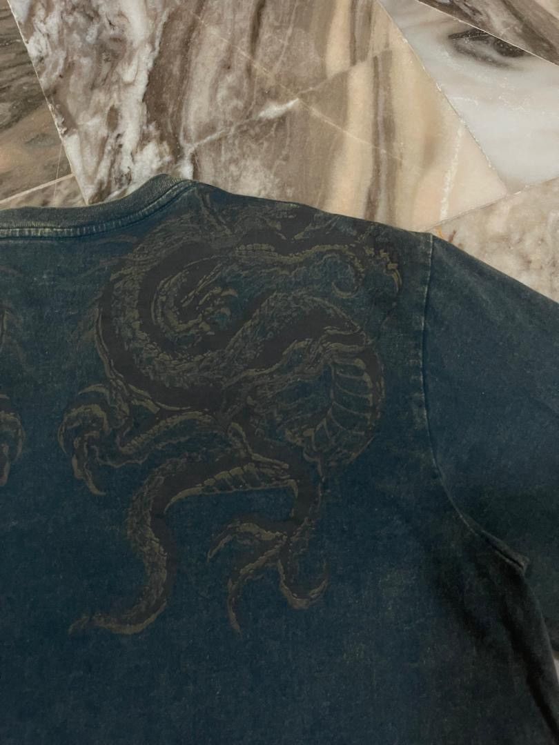 Japanese Brand Cross Keys Dragon Poem Long Sleeve Tee Shirt Size US L / EU 52-54 / 3 - 15 Thumbnail