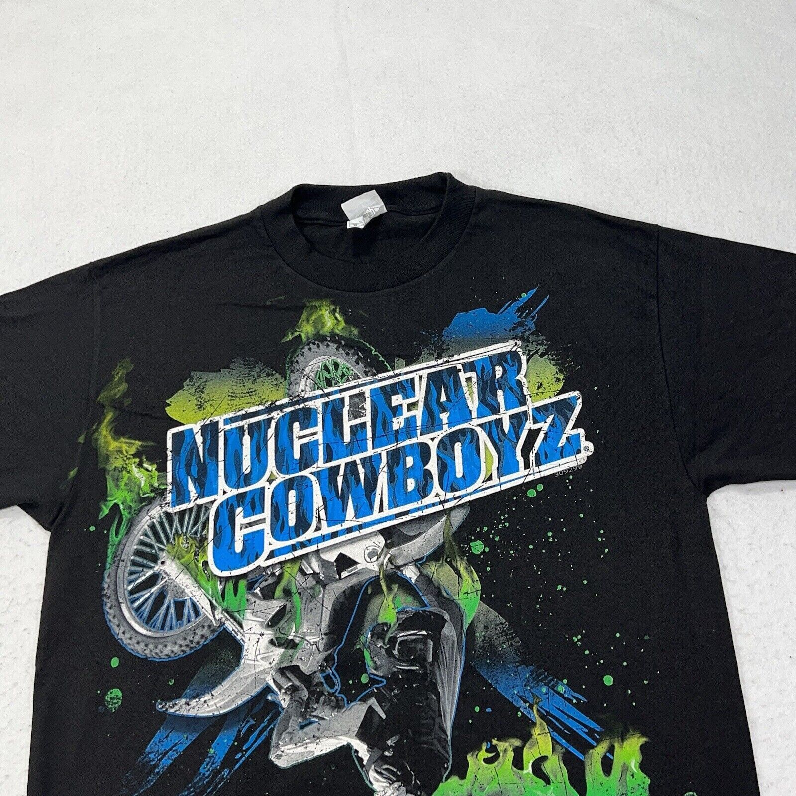 Alstyle Vintage Nuclear Cowboyz BMX Biking Show Graphic T Shirt Size US M / EU 48-50 / 2 - 2 Thumbnail