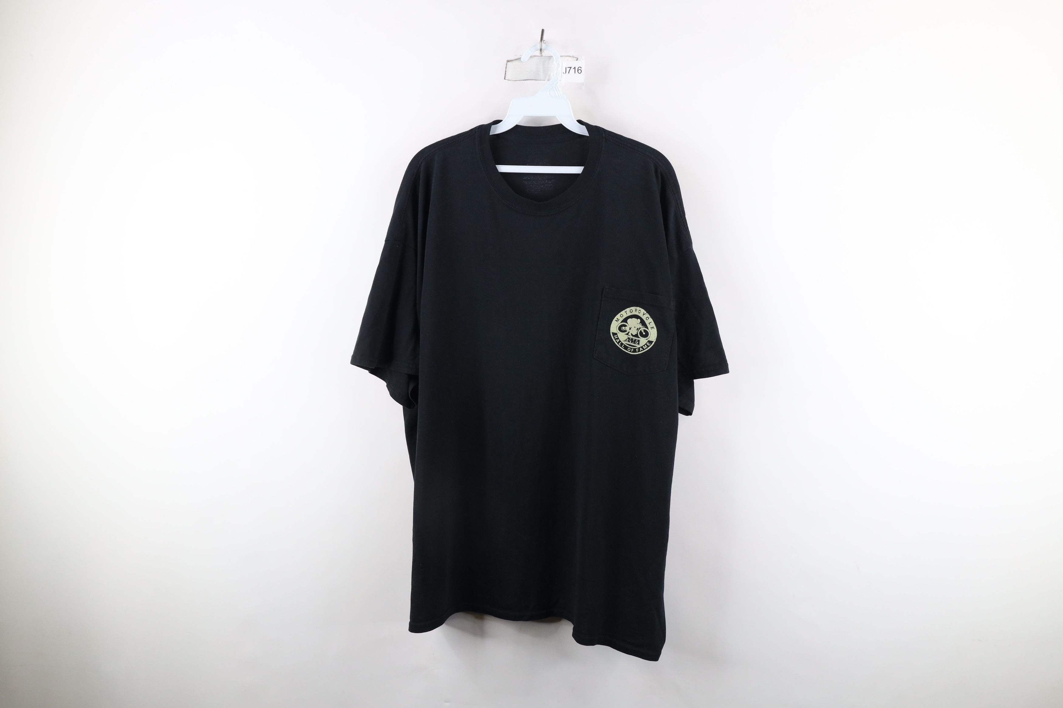 Vintage Vintage Out AMA Motorcycle Hall of Fame Pocket T-Shirt Black Size US XXL / EU 58 / 5 - 1 Thumbnail
