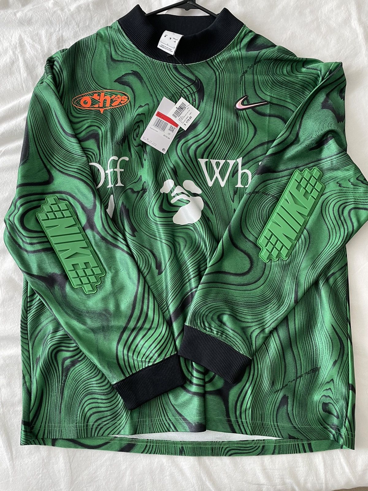 Nike Off White Nike x Off White Allover Print Soccer Jersey Grailed