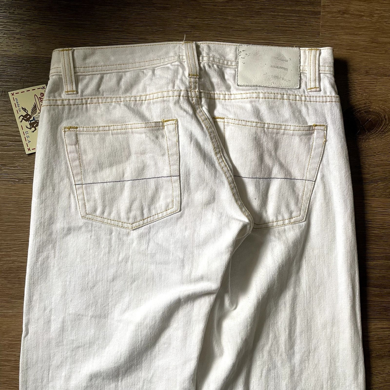 Other Love Japan Academi Salvage White/Gold Jeans- Size Men's M Size US 32 / EU 48 - 4 Thumbnail