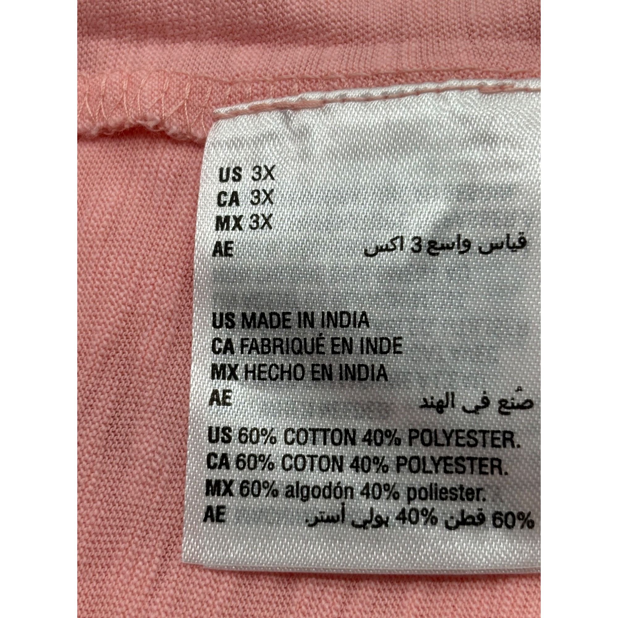 Other Karen Scott Size Cotton Open-Neck Polo Top, Coral Ice, 3X Size ONE SIZE - 7 Thumbnail