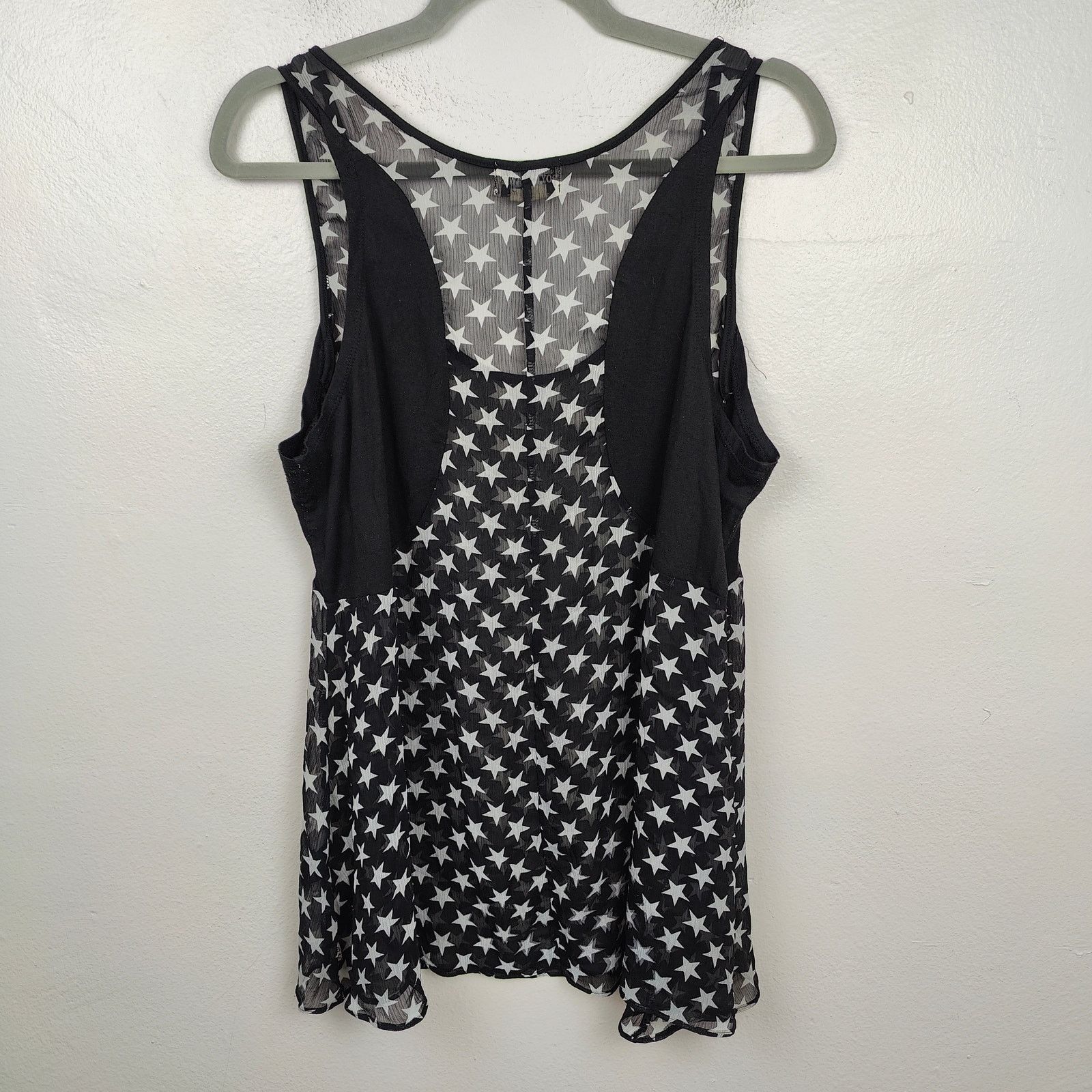 Other Vintage Y2K Royal Bones Sheer Tank Top Size XL Black White Size XL / US 12-14 / IT 48-50 - 7 Thumbnail