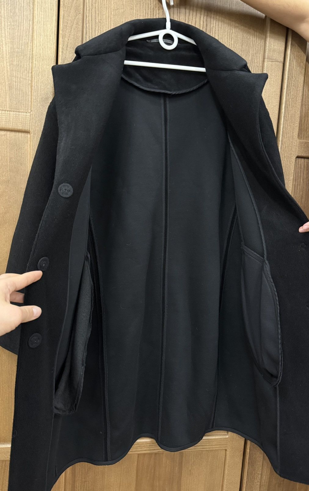 Annette Gortz Annette Gortz Avant Garde Black Coat Womens Size L Size L / US 10 / IT 46 - 7 Thumbnail