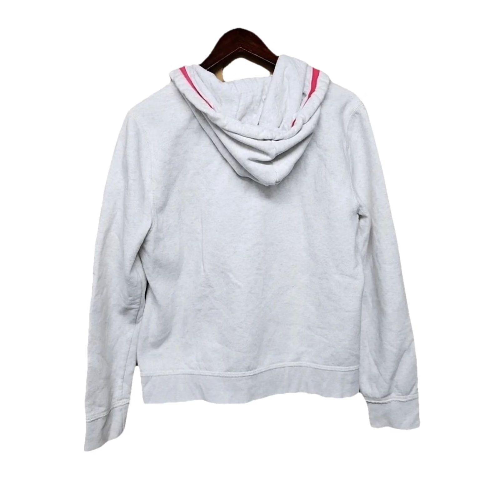 Vintage Aéropostale Y2K Zip Hoodie Womens XL Gray Pink Logo Full Zip Hoodie Size XL / US 12-14 / IT 48-50 - 6 Thumbnail