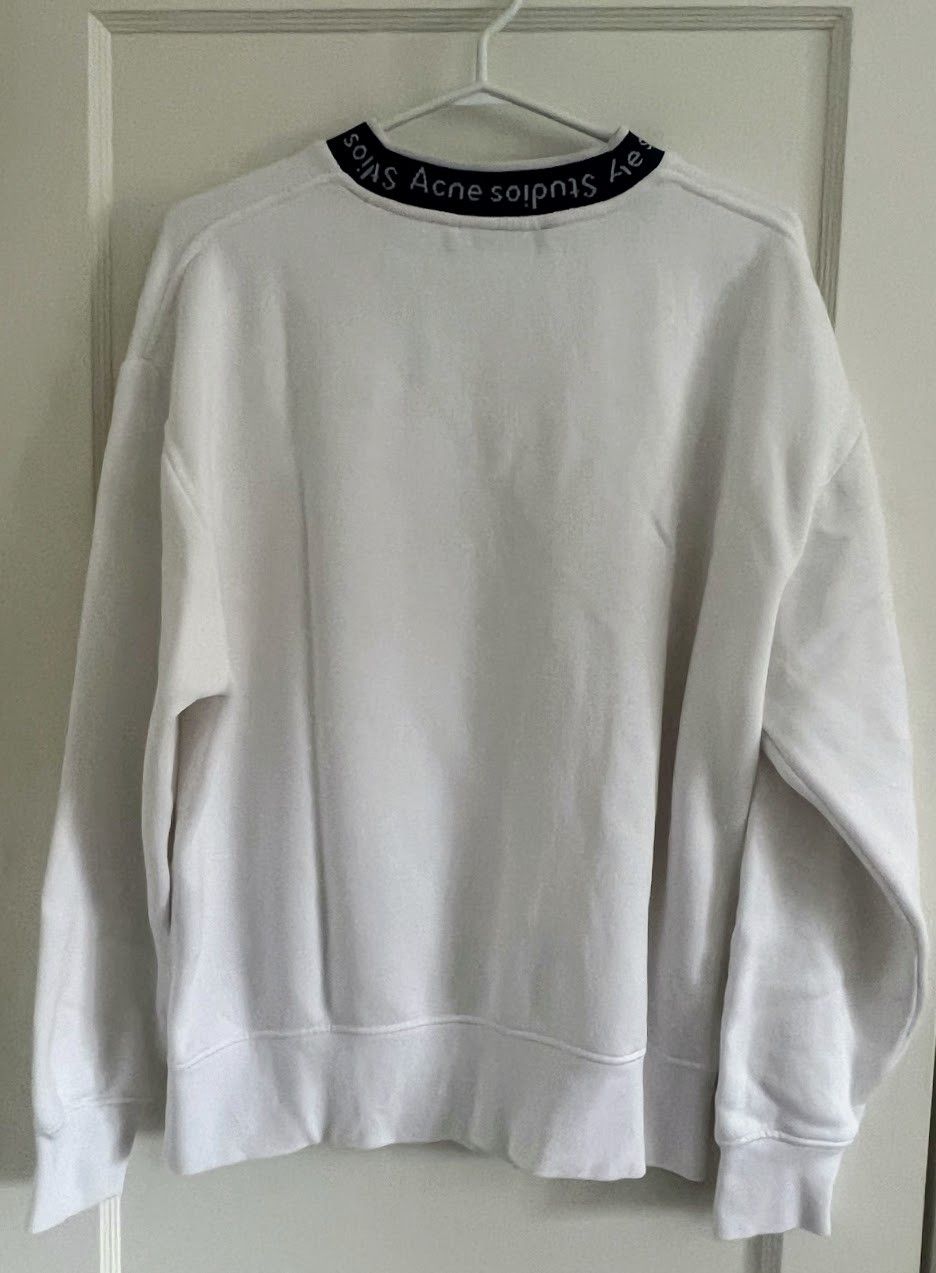 Acne Studios Acne Studios Logo Neckline Sweatshirt Size US XS / EU 42 / 0 - 4 Thumbnail