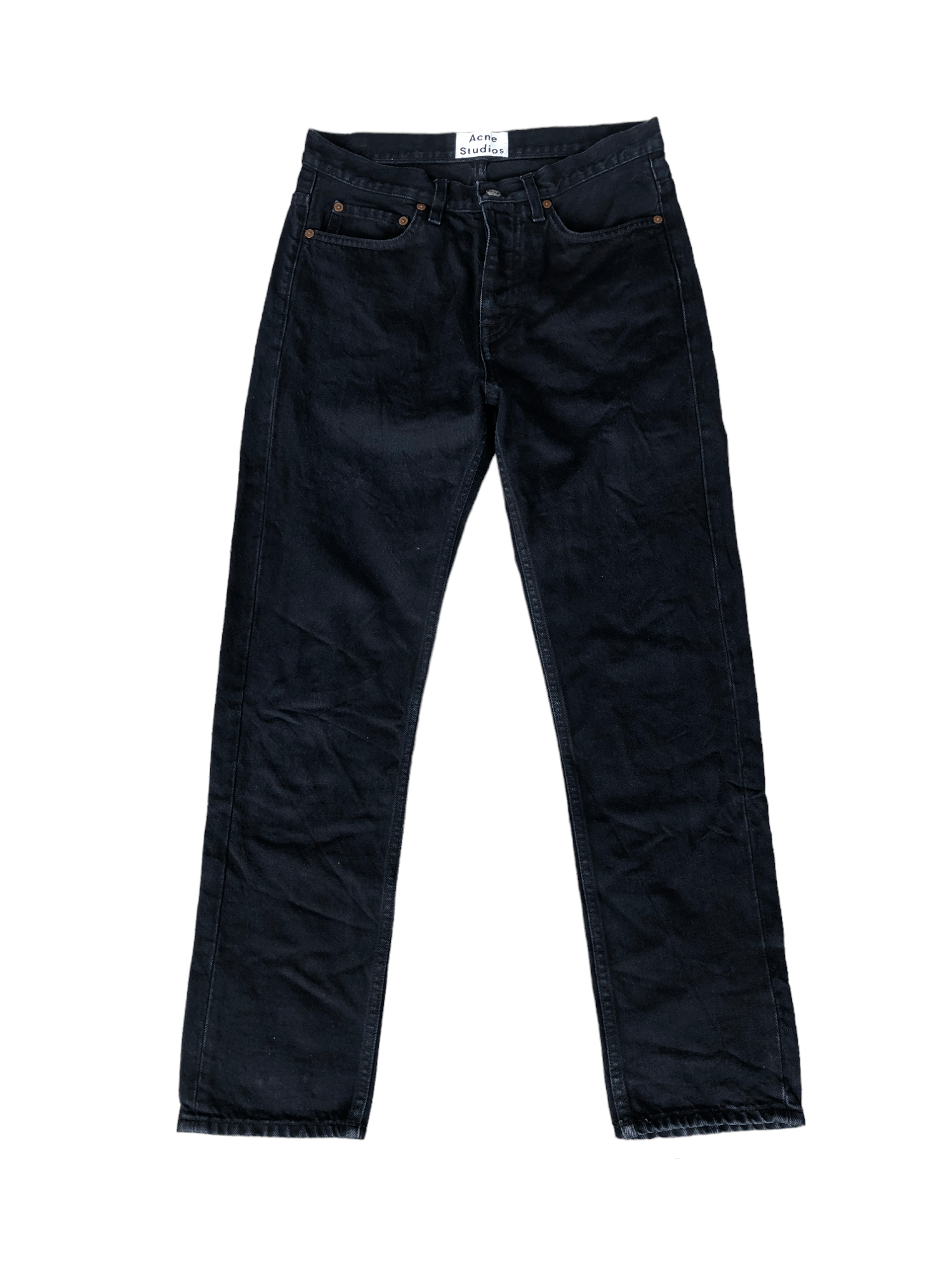 Acne Studios Acne Studios Town Over Black denim Size US 29 - 1 Thumbnail