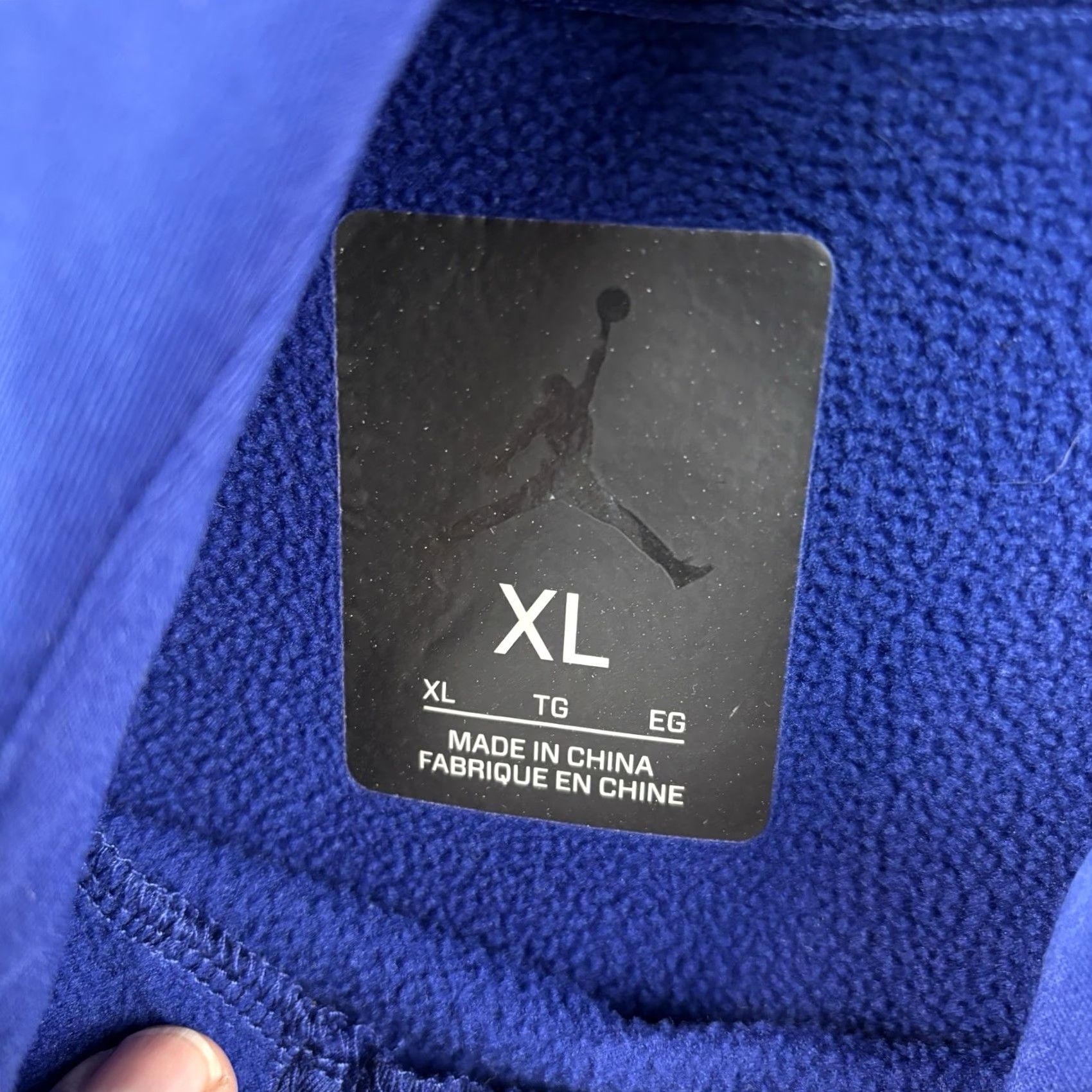 Jordan Brand Nike Air Jordan Hoodie Mens XL Blue Jumpman Flight Sweatshirt Basketball Size US XL / EU 56 / 4 - 3 Thumbnail