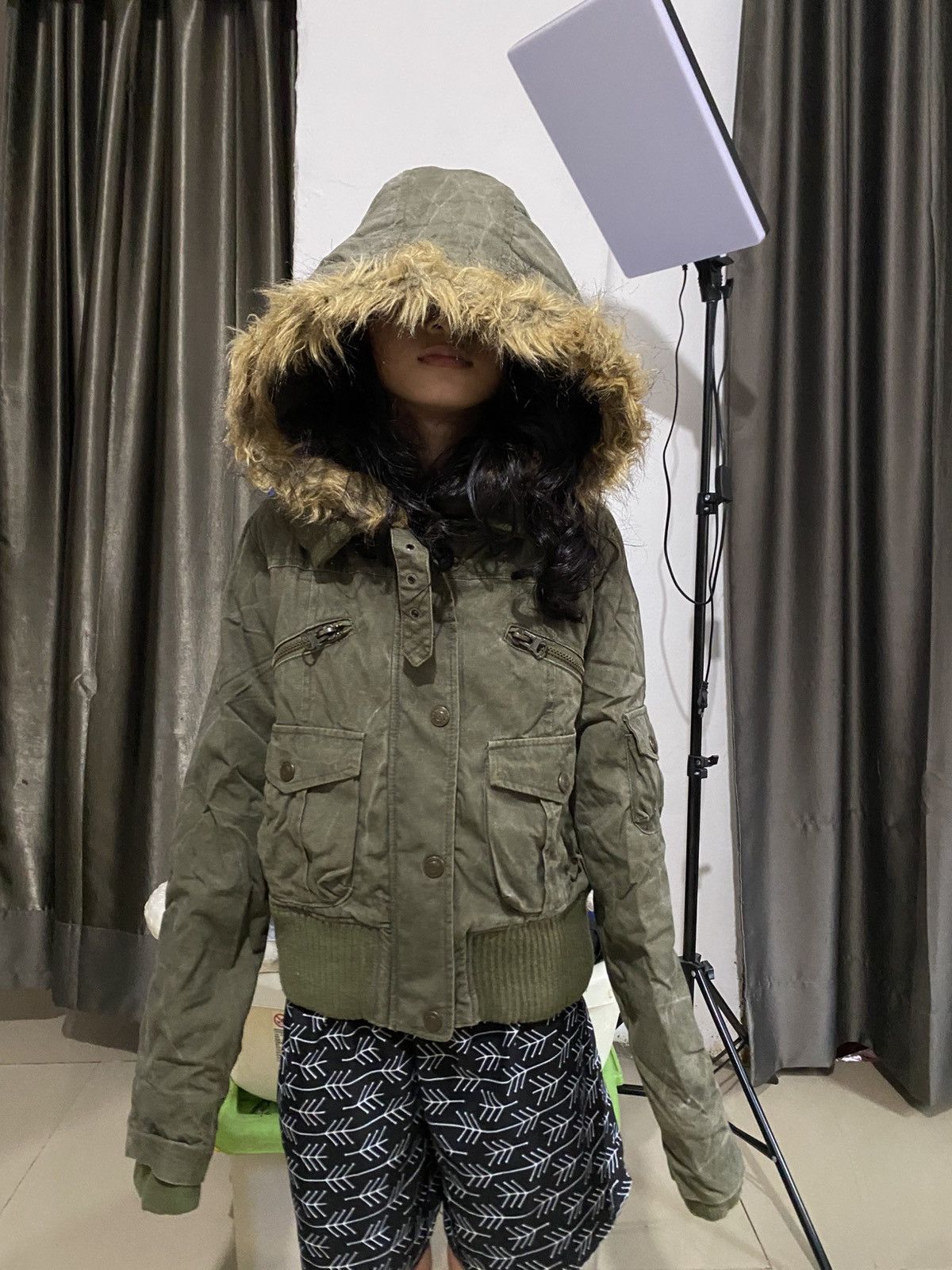 If Six Was Nine Japanes Bolw Fur Jacket Ifsix Lgb Style Size US S / EU 44-46 / 1 - 7 Thumbnail