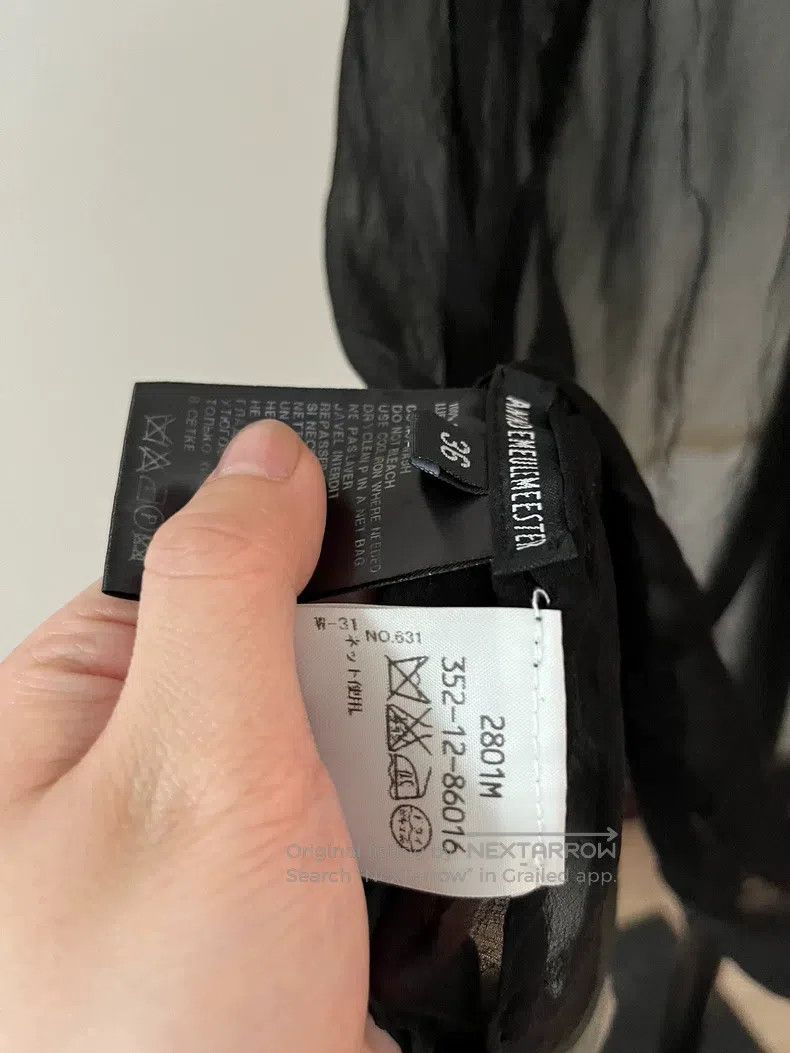 Ann Demeulemeester ann demeulemeester Gradient tulle blouse Size XS / US 0-2 / IT 36-38 - 6 Thumbnail