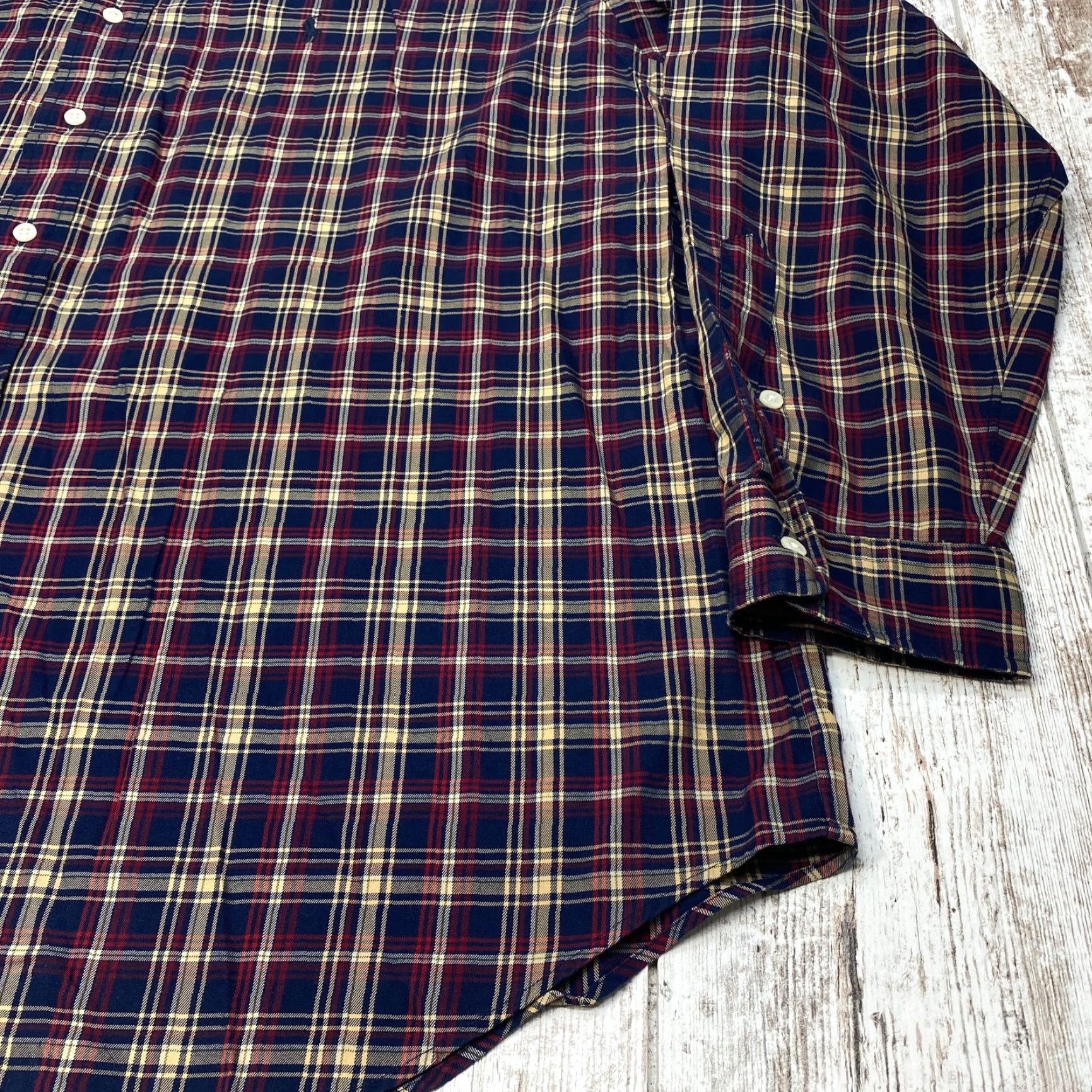 Ralph Lauren Ralph Lauren Blake Plaid Shirt Long Sleeve Button Up Mens 2XL 100% Cotton 7409 Size US XXL / EU 58 / 5 - 4 Thumbnail