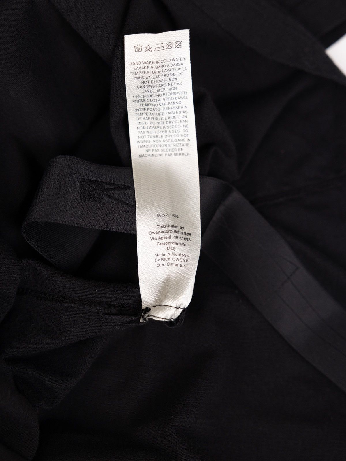 Rick Owens × Rick Owens Drkshdw Rick Owens DRKSHDW Script Tee Size US S / EU 44-46 / 1 - 6 Thumbnail