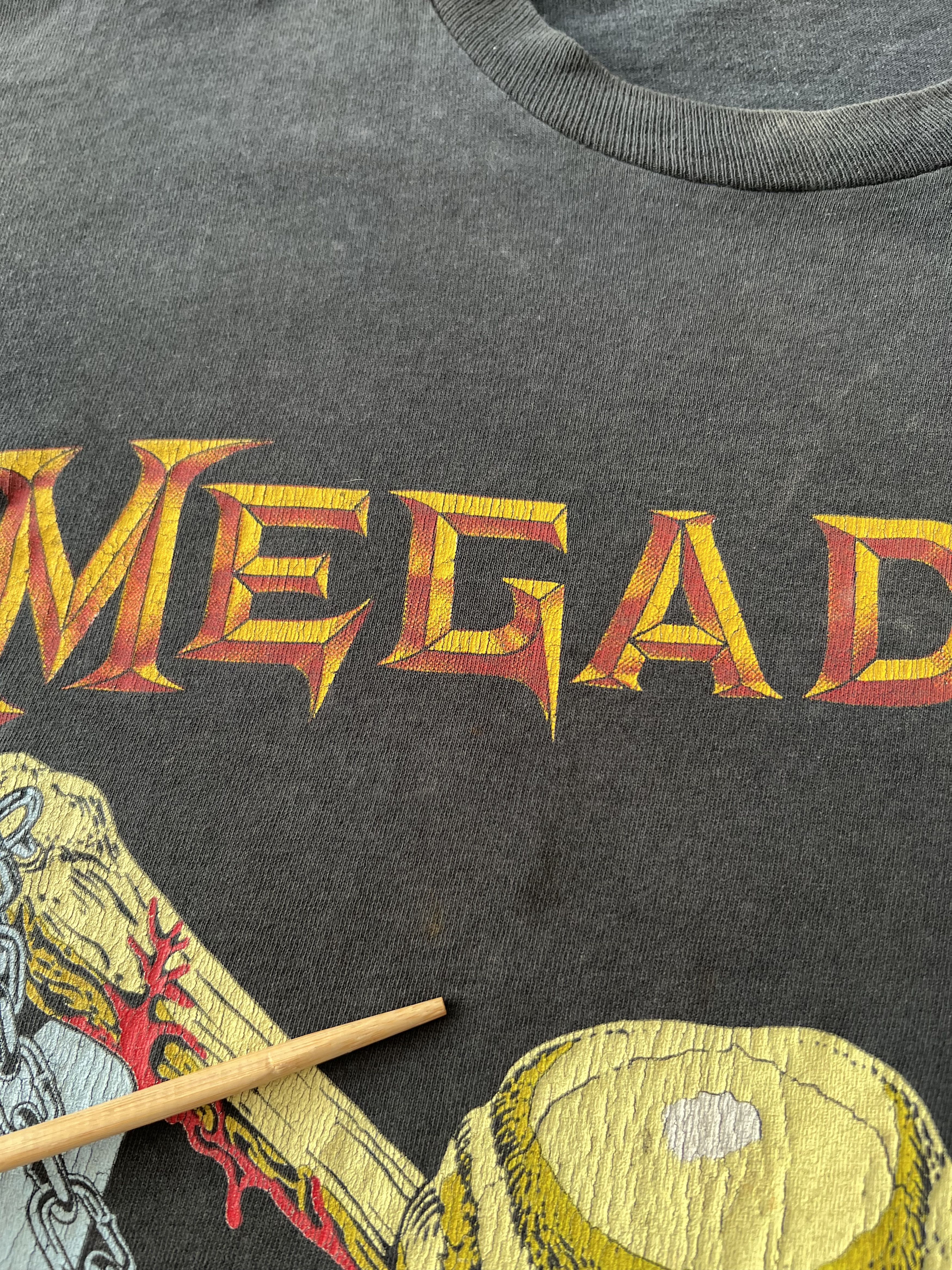 Band Tees Vintage 1991 Megadeth Vic Rattlehead Thrash Metal Band Tee Size US L / EU 52-54 / 3 - 7 Thumbnail