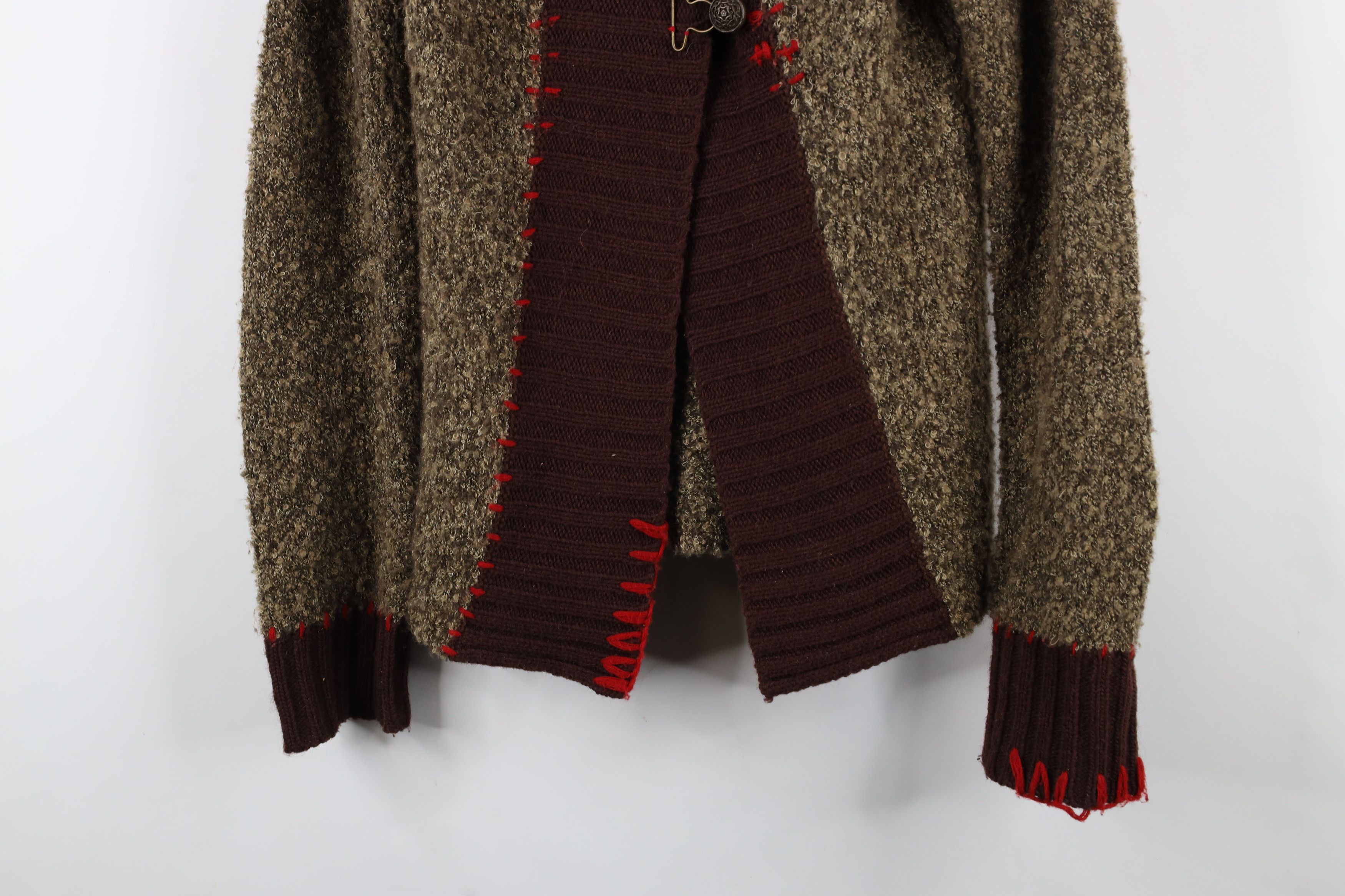 Vintage Vintage Y2K Buckle BKE Fairy Wool Blend Knit Hooded Sweater Size L / US 10 / IT 46 - 3 Thumbnail