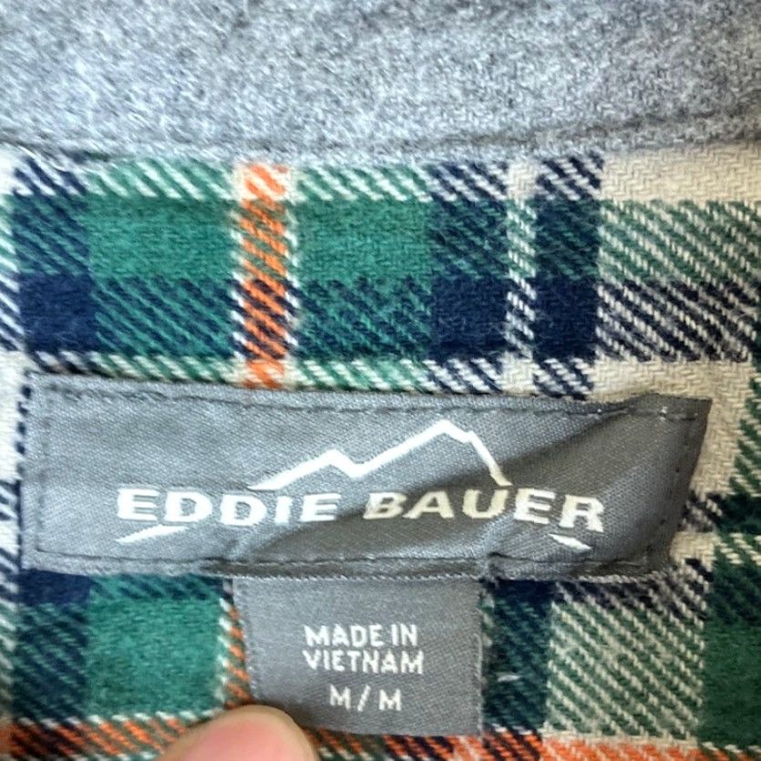 Eddie Bauer VINTAGE Eddie Bauer Mens Shirt Green Plaid Outdoor Soft Button-Down 100% Cotton M Size US M / EU 48-50 / 2 - 6 Thumbnail