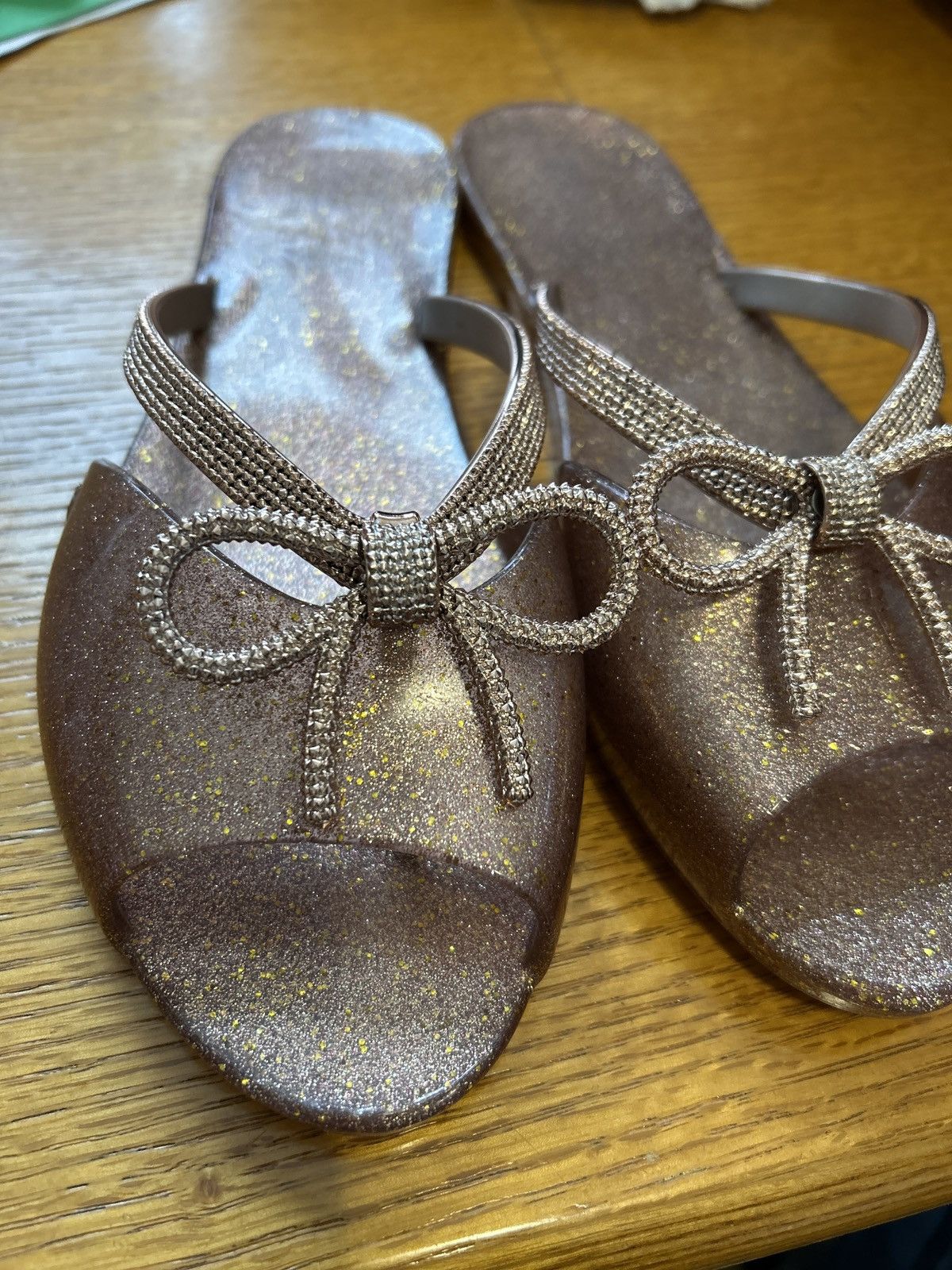 Melissa Melissa glitter jelly slides size 8 Size US 8 / IT 38 - 2 Thumbnail