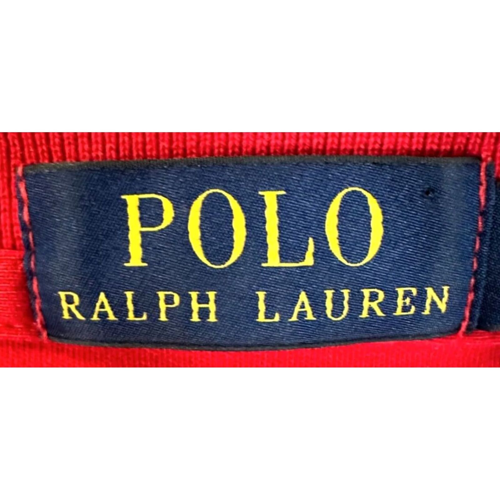 Polo Ralph Lauren Polo Ralph Lauren Shirt Adult XL Red 100% Cotton Polo Casual Mens Short Sleeve Polo Shirt Size US XL / EU 56 / 4 - 4 Thumbnail