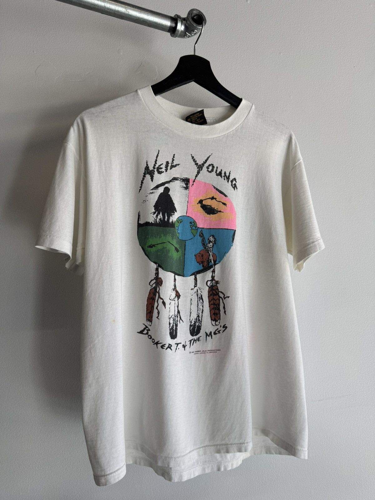 Vintage Vintage 1993 Neil Young Size US L / EU 52-54 / 3 - 1 Thumbnail