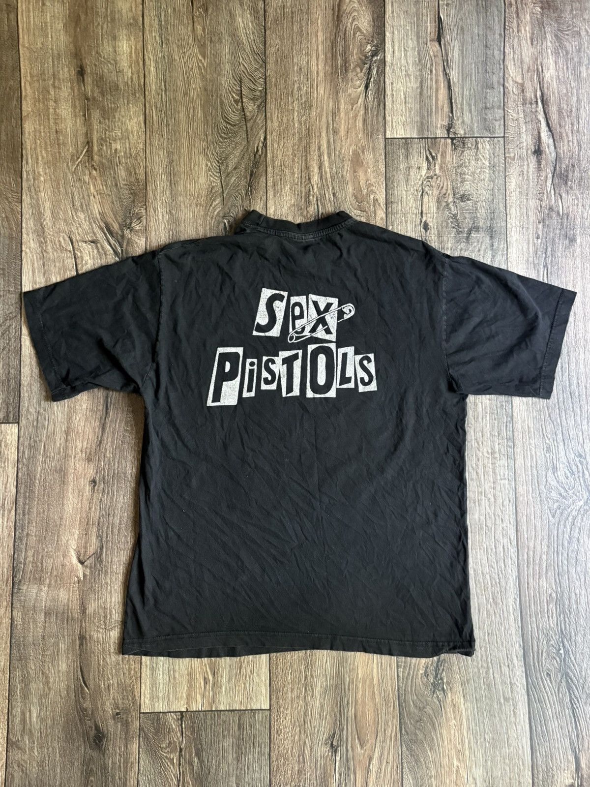 Band Tees × Vintage Vintage 90s Sex Pistols T-Shirt UK Punk Rock Sid Vicious XL Size US XL / EU 56 / 4 - 13 Thumbnail