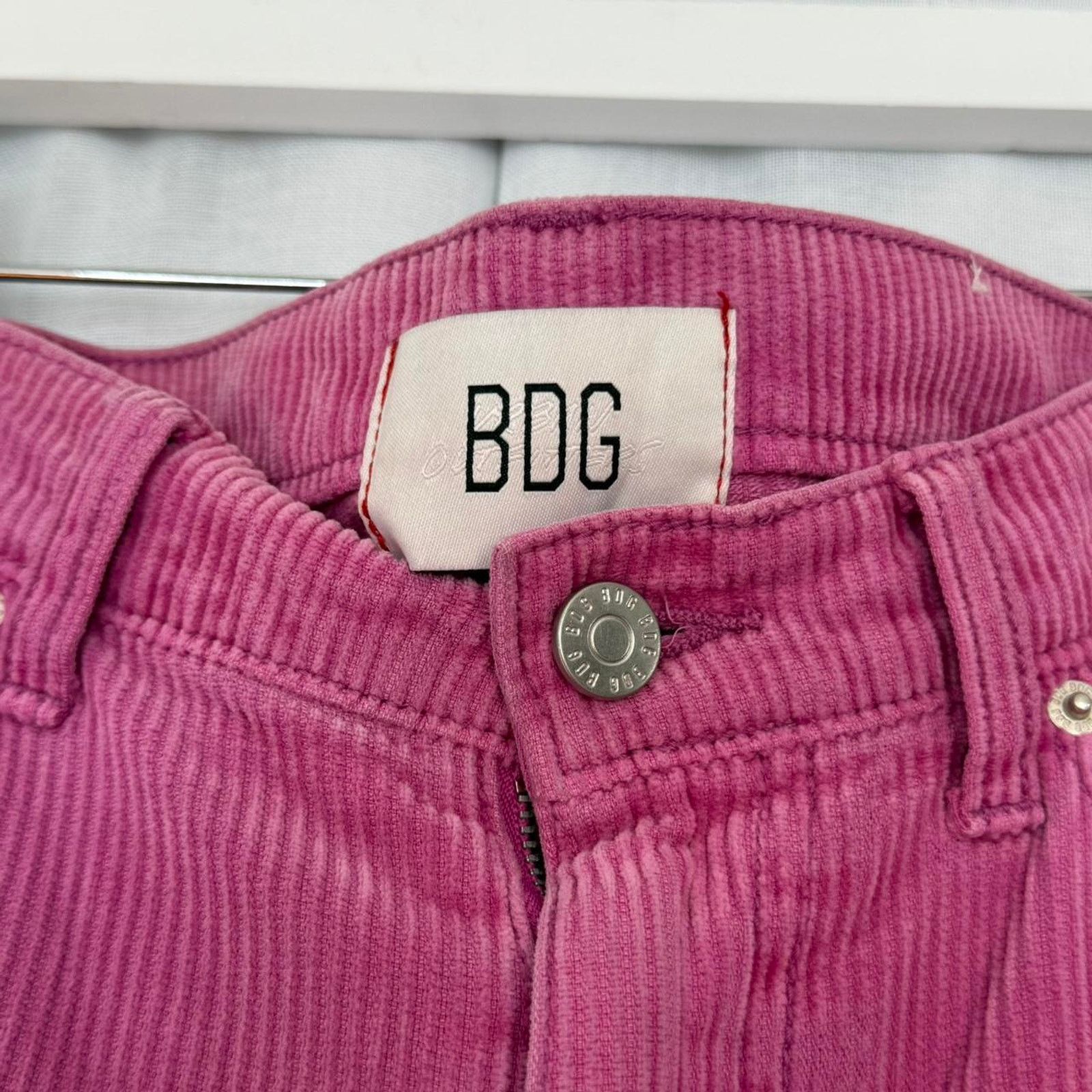 Bdg ✿ ⋆ 𓆩♡𓆪 BDG Pink Corduroy Pants 𓆩♡𓆪 ⋆ ✿ Size 30" / US 8 / IT 44 - 5 Thumbnail