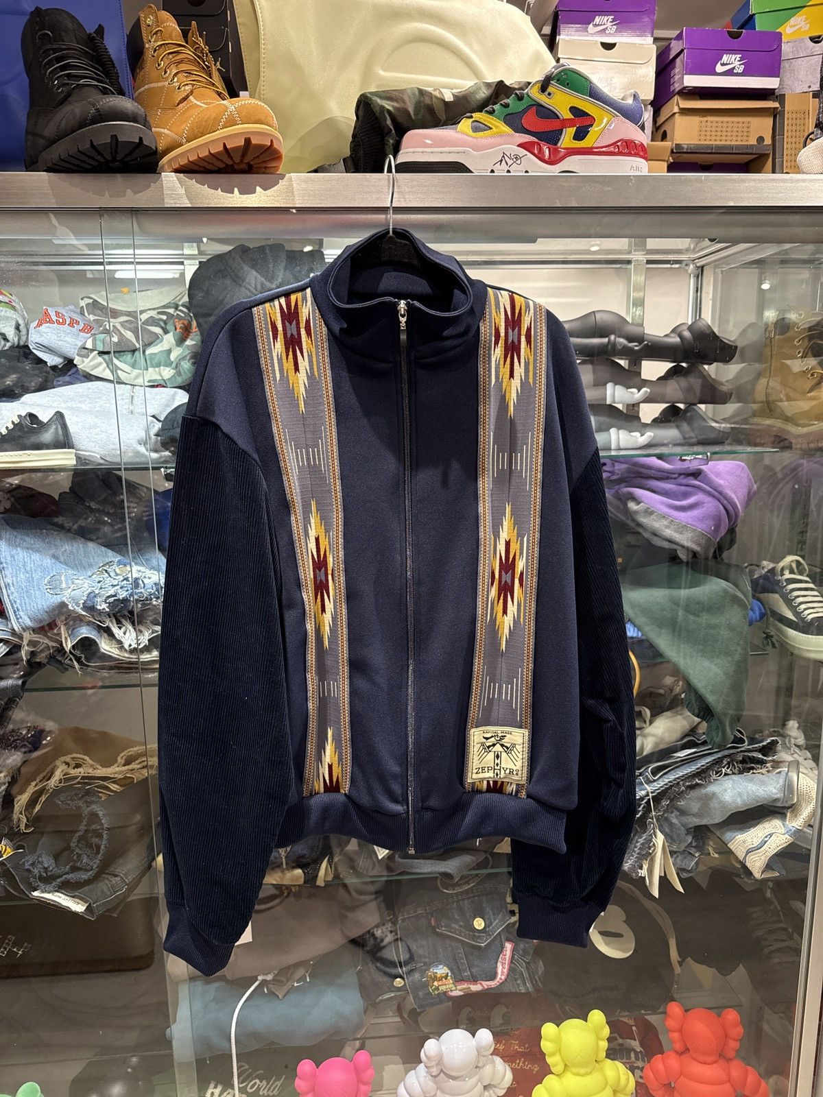 Kapital Kapital Zephyr Track Jacket Navy Size 3 Size US L / EU 52-54 / 3 - 1 Thumbnail