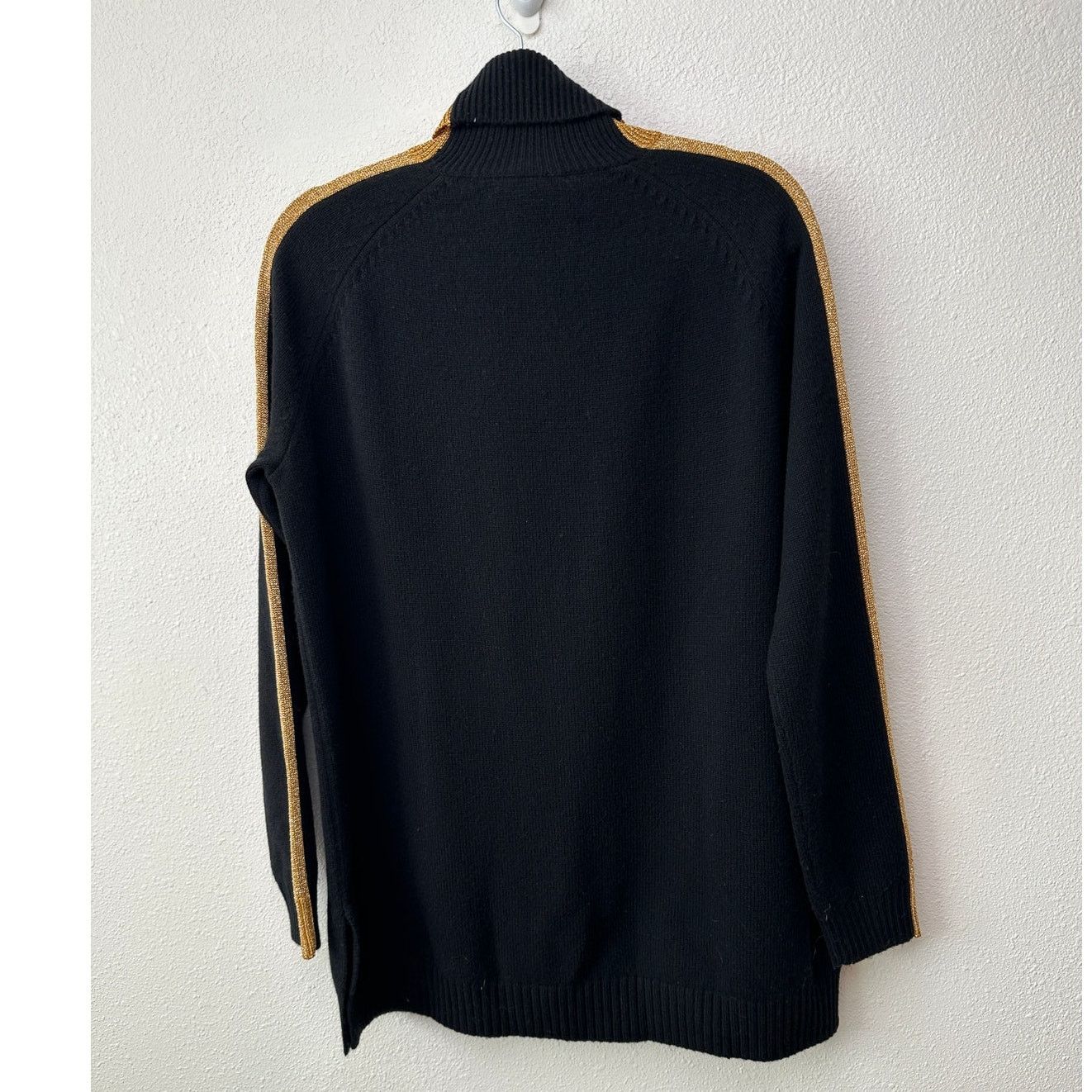 Bella Freud NWT Bella Freud Billie Jean Gold Stripe Turtleneck Sweater M Size M / US 6-8 / IT 42-44 - 13 Thumbnail
