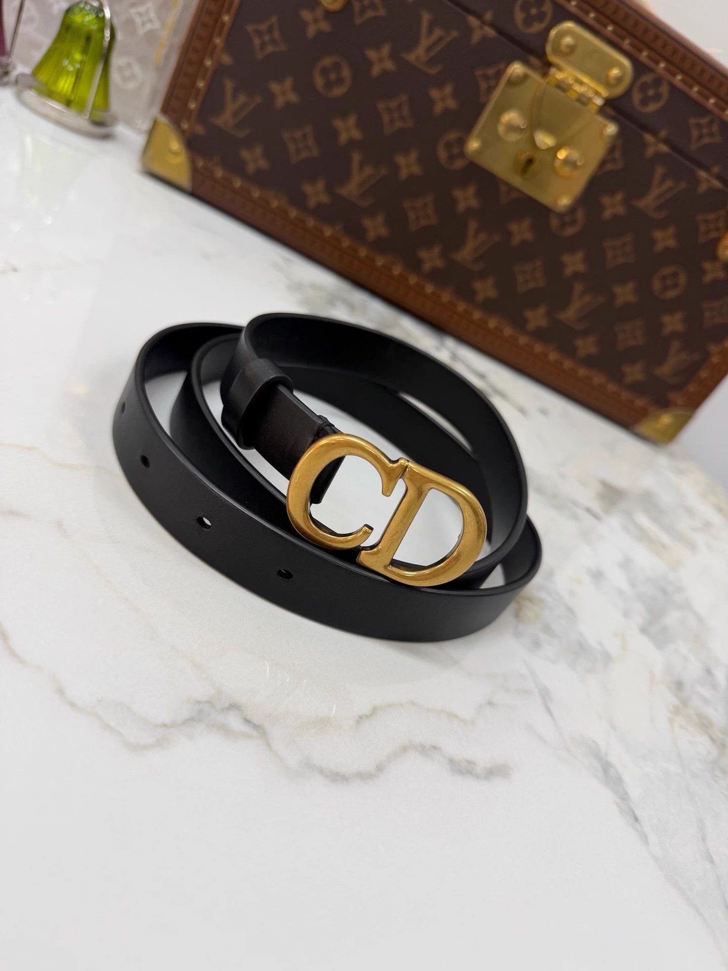 Dior Dior CD Narrow 2cm Belt 99 New 85 Size Size ONE SIZE - 2 Thumbnail