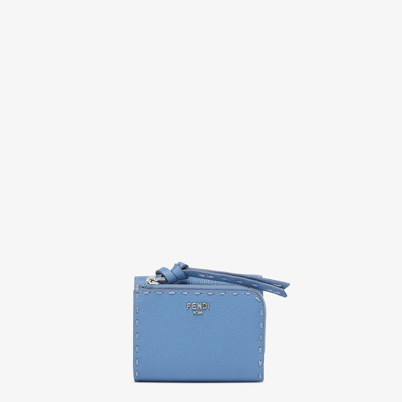 Fendi o1s1wg111125 Size: OS/ Peekaboo Micro Trifold in Blue Size ONE SIZE - 1 Thumbnail
