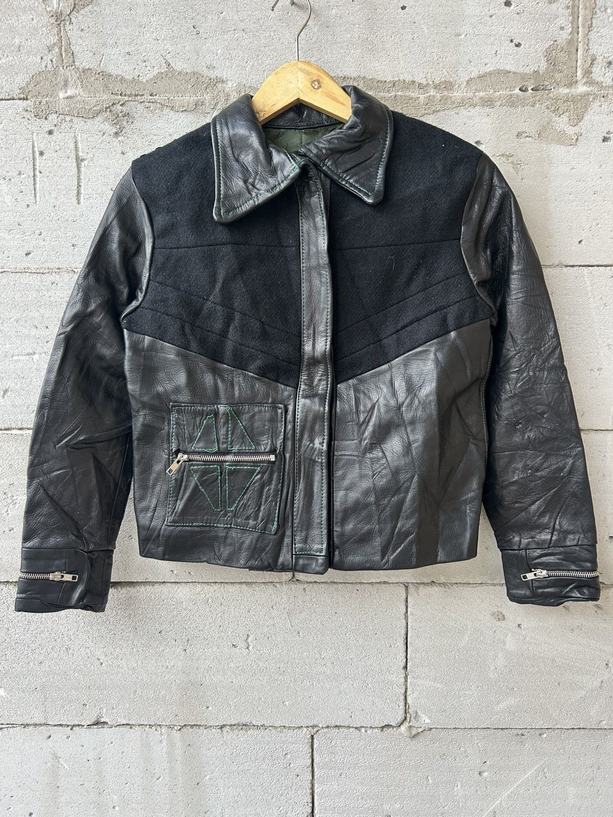 No Future No Future Hand Painted Custom Leather Jacket Size S / US 4 / IT 40 - 9 Thumbnail