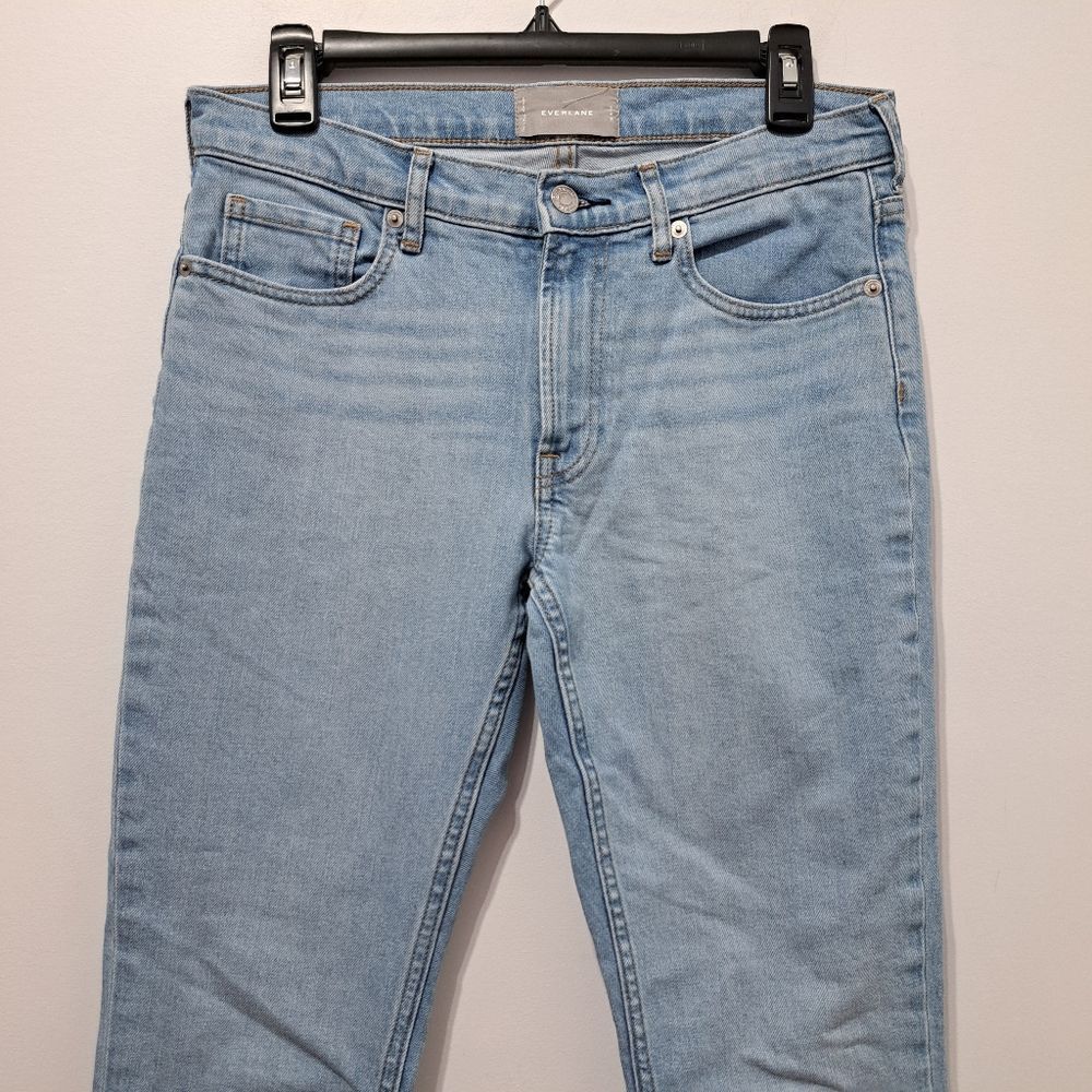 Everlane Everlane Womens Ankle Straight Jeans Cotton Blend Size 28 Li Size 28" / US 6 / IT 42 - 8 Thumbnail