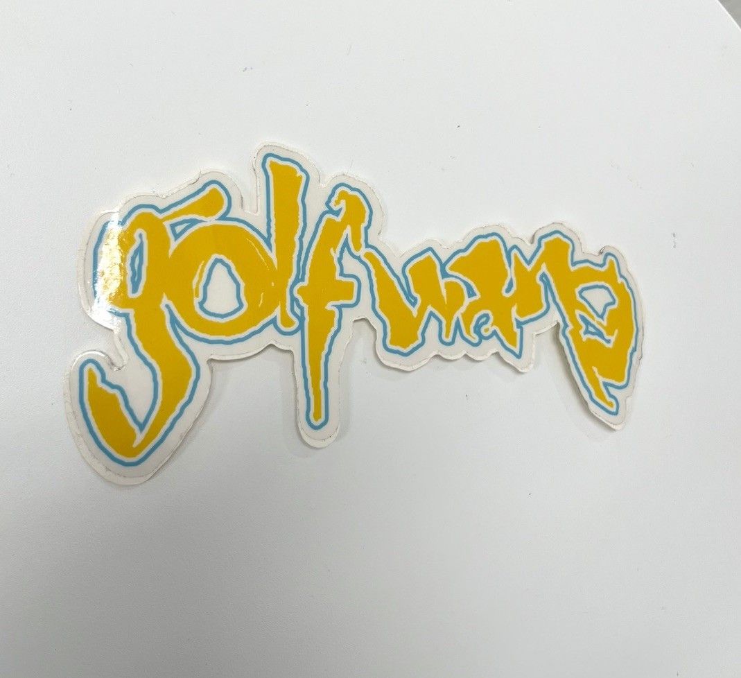 Golf Wang Golf Wang Tyler the Creator Safari 8 Inch Logo Sticker Size ONE SIZE - 1 Preview