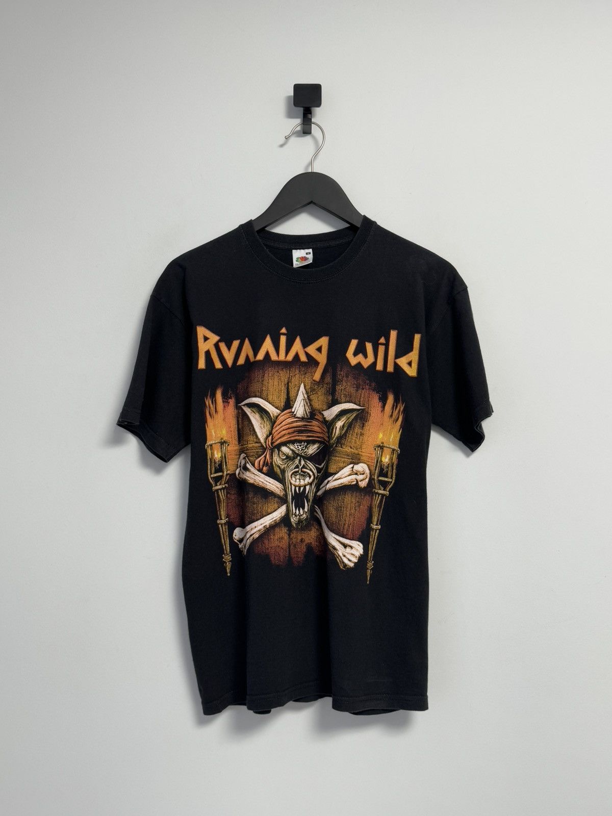 Designer × Japanese Brand × Vintage RUNNING WILD Vintage Band T-Shirt skulls tee Size US M / EU 48-50 / 2 - 1 Thumbnail