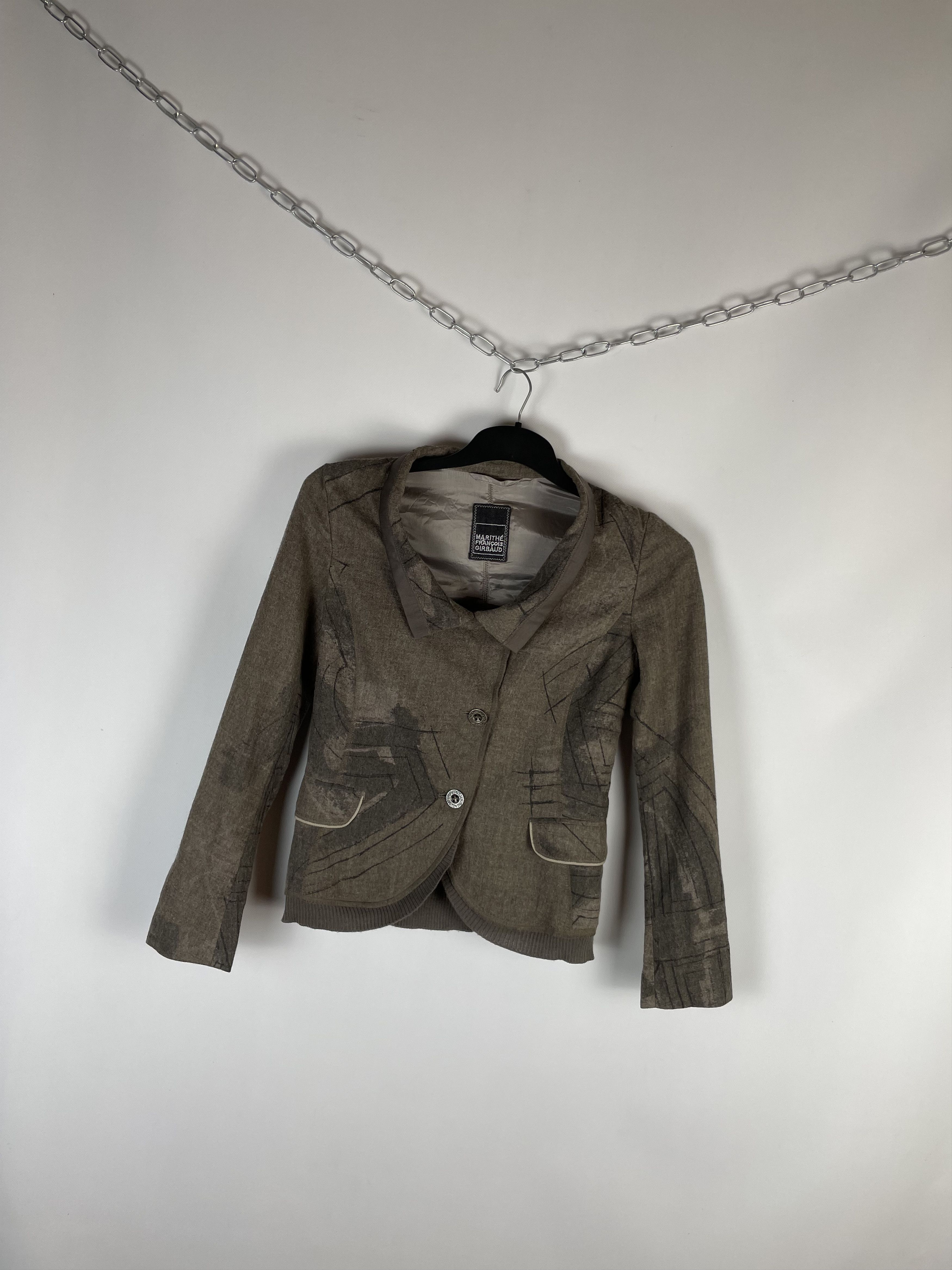 Marithe + Francois Girbaud Marithe Francois Girbaud Blazer Size XS / US 0-2 / IT 36-38 - 2 Thumbnail