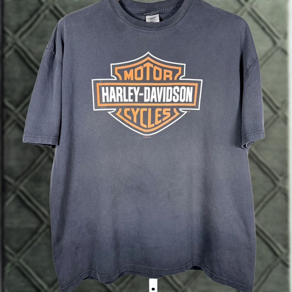 Harley Davidson Vintage Harley-Davidson T-Shirt Black Short Sleeve Men 2XL Logo Wisconsin Motorcycle Conference Size US XXL / EU 58 / 5 - 1 Thumbnail