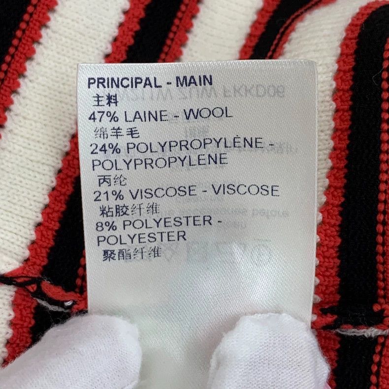 Louis Vuitton Louis Vuitton Color-block striped sheepwool semi-zipped cr Size M / US 6-8 / IT 42-44 - 8 Thumbnail